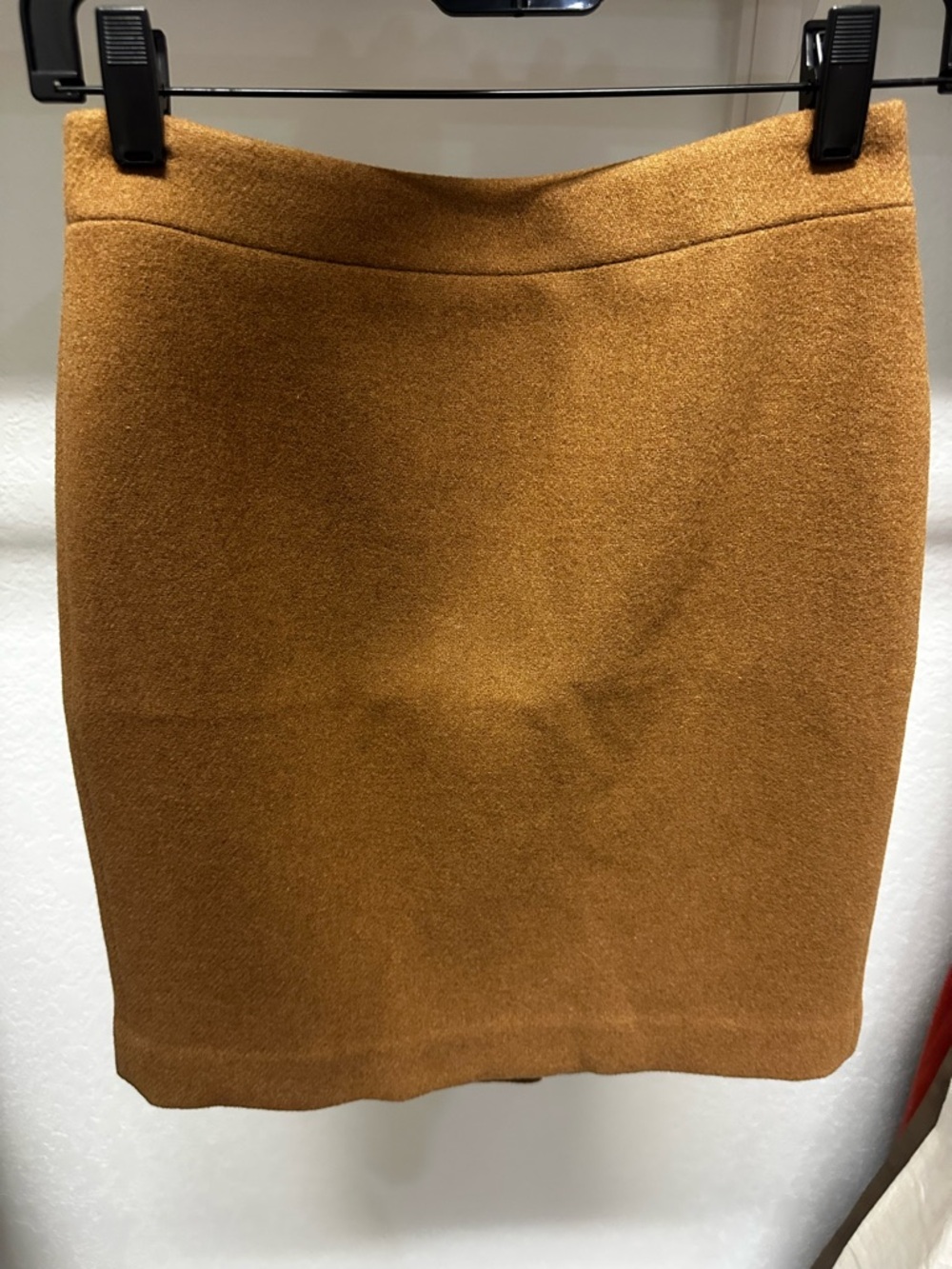 J. Crew Tailored Pencil Skirt in Warm Camel
